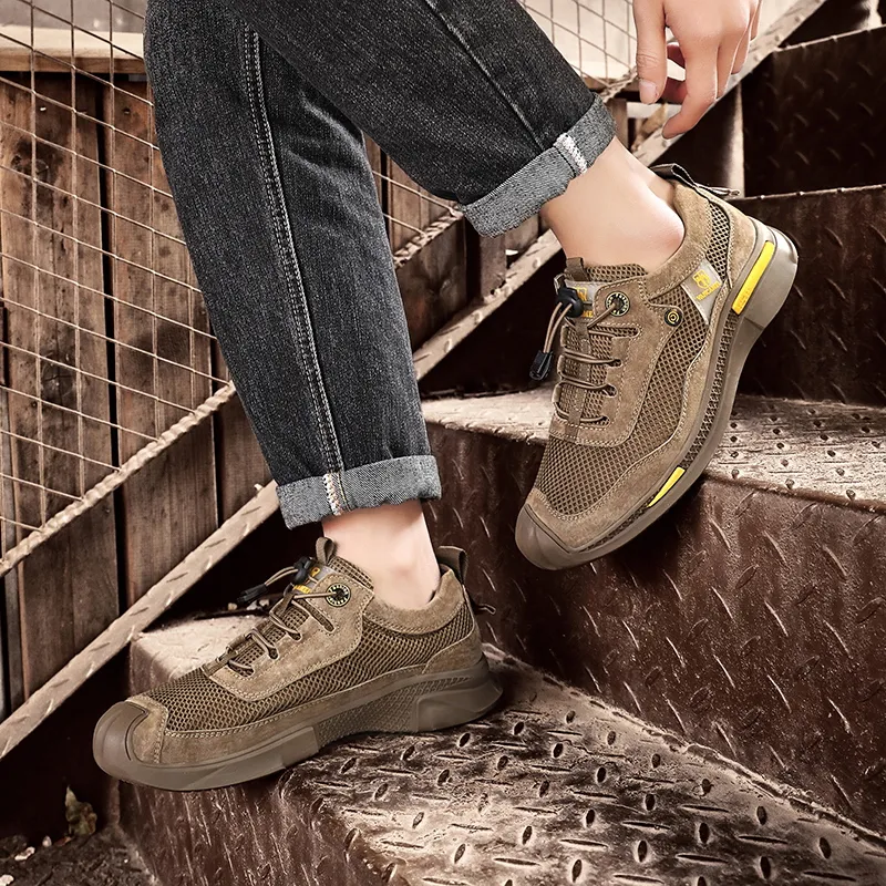 VanCamel Cushioning Abrasion Resistant Lightweight Breathable Slip Resistant Low Top Hiking Shoes Men's-14