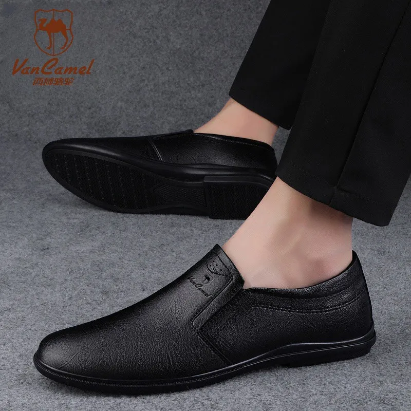 VanCamel Dress Shoes Men's Black-3
