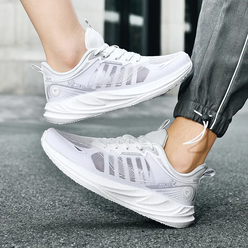 VanCamel Running Shoes Unisex Low Top White/Orange/White/Gray/Light Gray/Teal/Pink/Purple-11