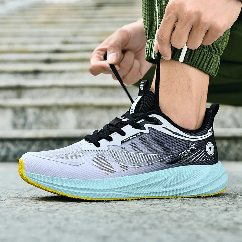 VanCamel Running Shoes Unisex Low Top White/Orange/White/Gray/Light Gray/Teal/Pink/Purple-47