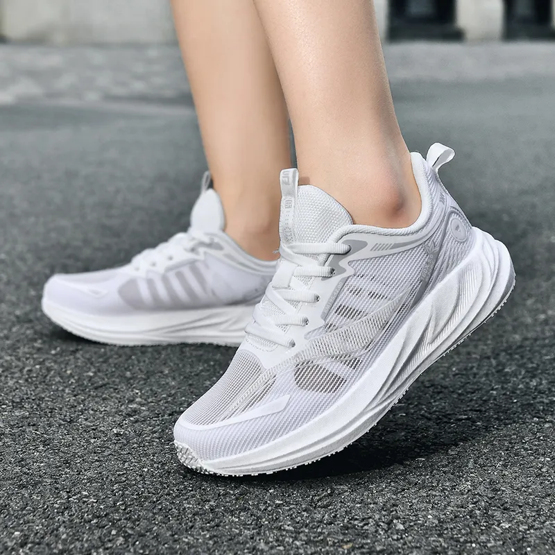 VanCamel Running Shoes Unisex Low Top White/Orange/White/Gray/Light Gray/Teal/Pink/Purple-39