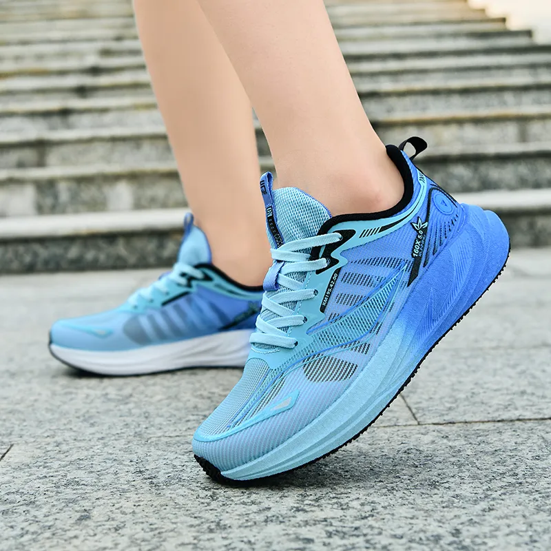 VanCamel Running Shoes Unisex Low Top White/Orange/White/Gray/Light Gray/Teal/Pink/Purple-21