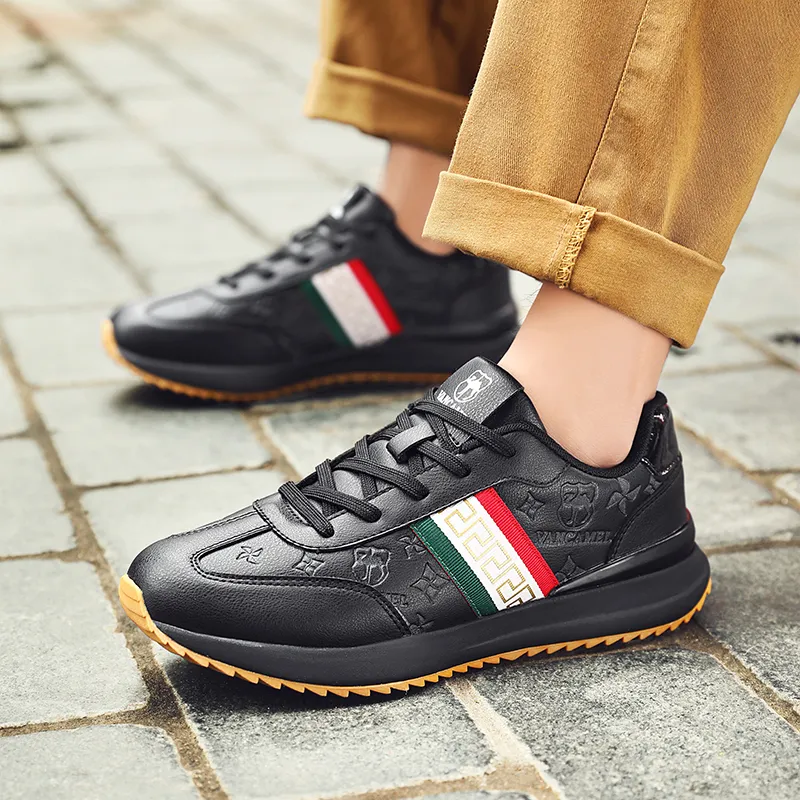 VanCamel Anti Slip And Wear Resistant Height Increasing Low Top Casual Shoes Unisex-37