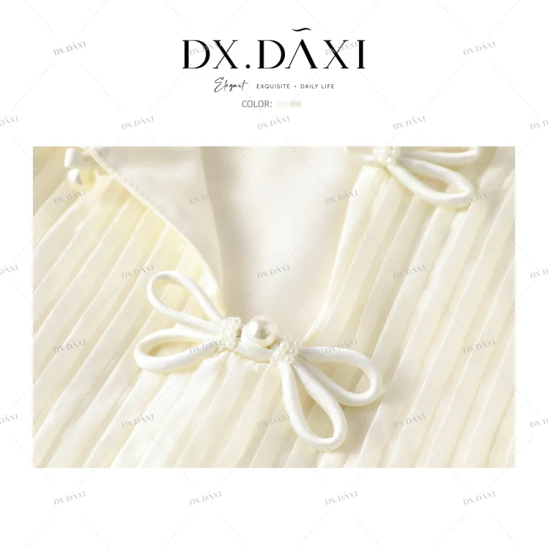 DX.DAXI Shirts Women's Apricot Milkshake-1
