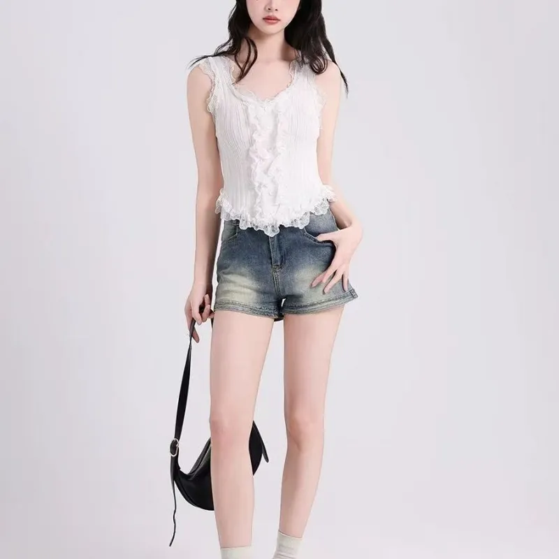 Tank Top Women's Pure White Color-4