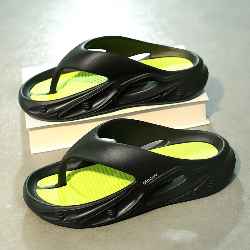 MIIOW EVA Abrasion Resistant Slip Resistant Flip Flops Unisex-5