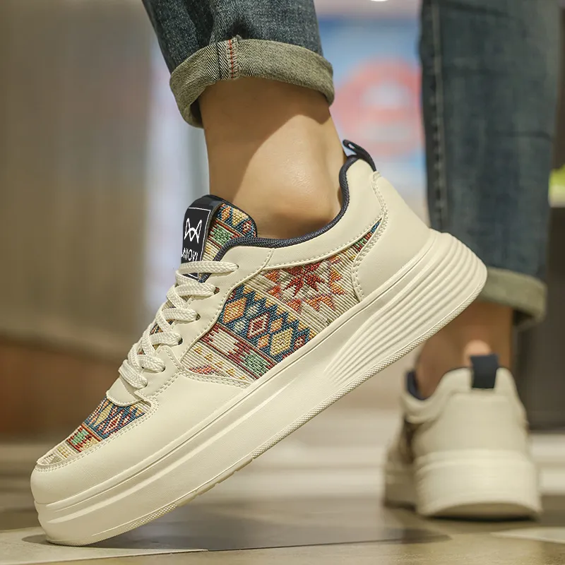 MIIOW Anti Slip Wear Resistant Low Top Skateboard Shoes Men's Box-3