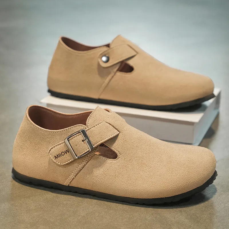 MIIOW Anti Slip Wear Resistant Low Top Casual Shoes Men's Box-9