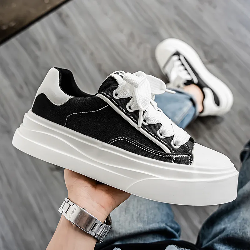 MIIOW Anti Slip Wear Resistant Low Top Skateboard Shoes Men's-3