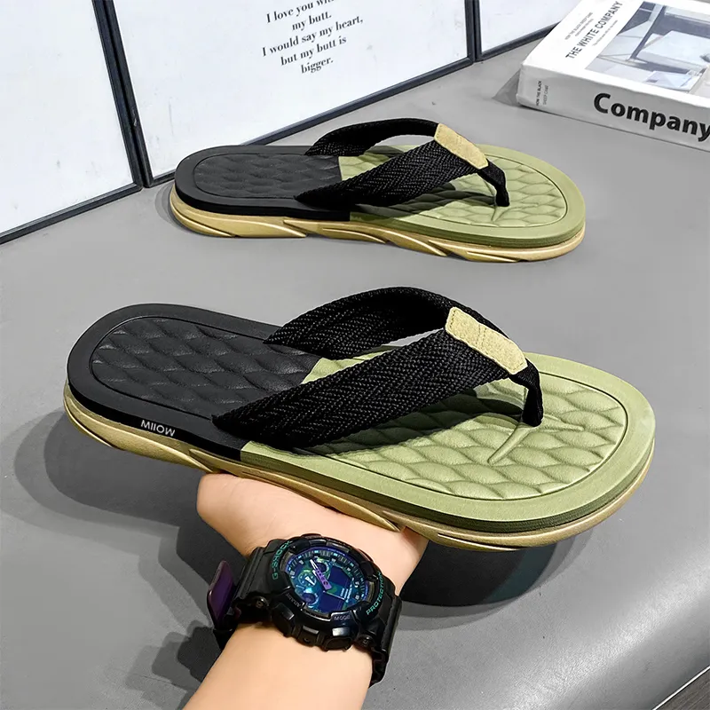MIIOW EVA Abrasion Resistant Slip Resistant Flip Flops Men's-2
