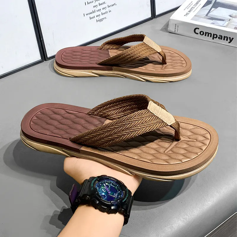 MIIOW EVA Abrasion Resistant Slip Resistant Flip Flops Men's-8