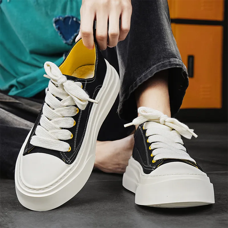 MIIOW Anti Slip Wear Resistant Low Top Skateboard Shoes Men's-2