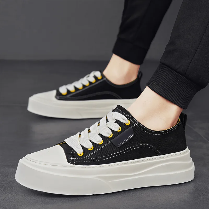 MIIOW Anti Slip Wear Resistant Low Top Skateboard Shoes Men's-3