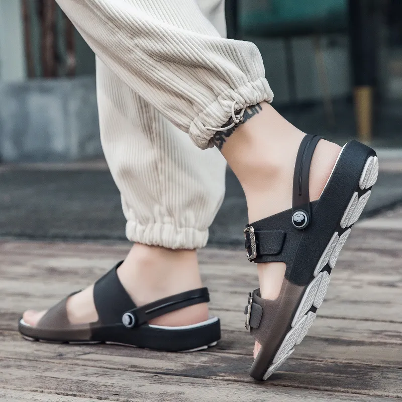 MIIOW Slip Resistant Abrasion Resistant Slide Slippers Men's-1