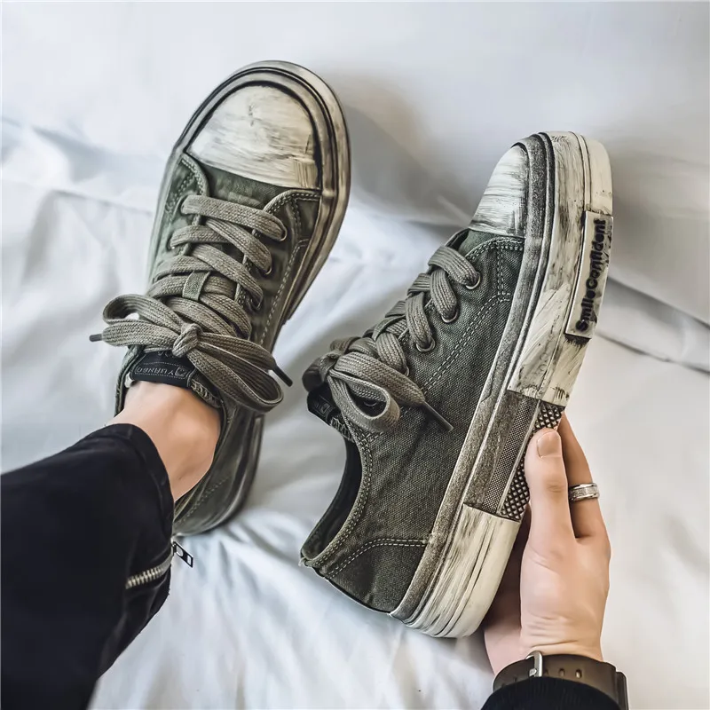 MIIOW Low Top Canvas Shoes Men's-11