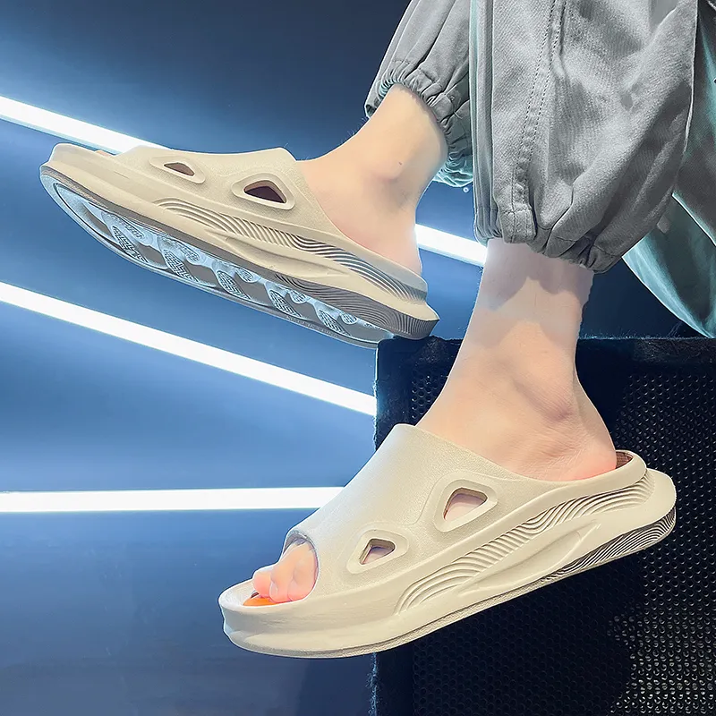 MIIOW Slip Resistant Abrasion Resistant Slide Slippers Men's-7