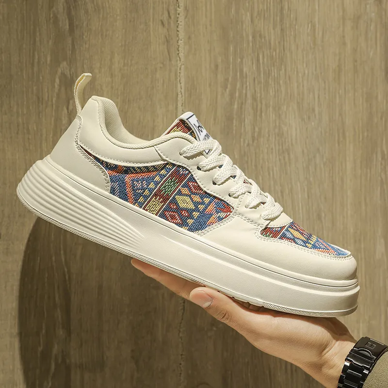 MIIOW Anti Slip Wear Resistant Low Top Skateboard Shoes Men's Box-6