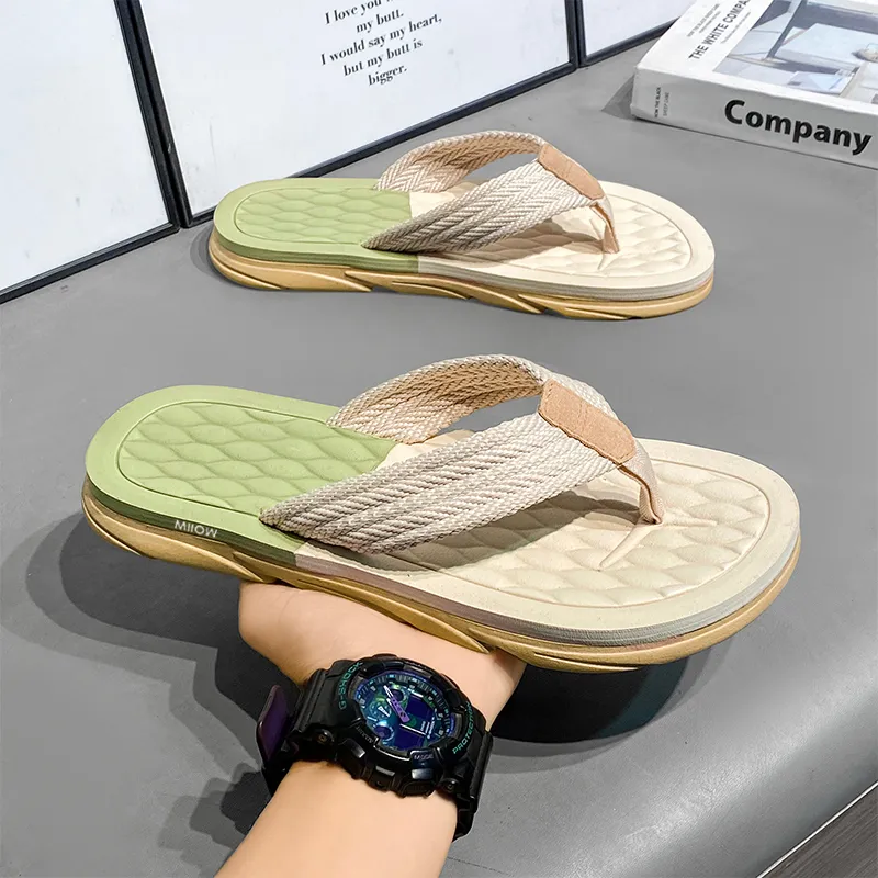 MIIOW EVA Abrasion Resistant Slip Resistant Flip Flops Men's-5