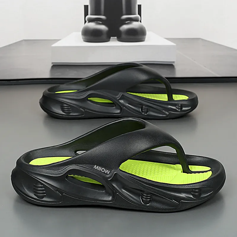 MIIOW EVA Abrasion Resistant Slip Resistant Flip Flops Unisex-4