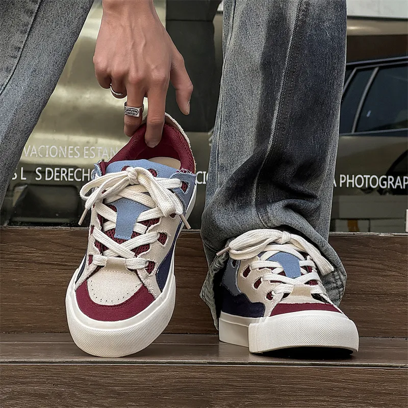 MIIOW Anti Slip Wear Resistant Low Top Skateboard Shoes Men's-3