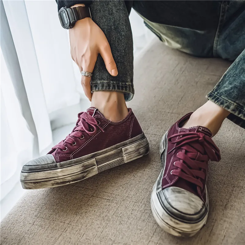 MIIOW Low Top Canvas Shoes Men's-6