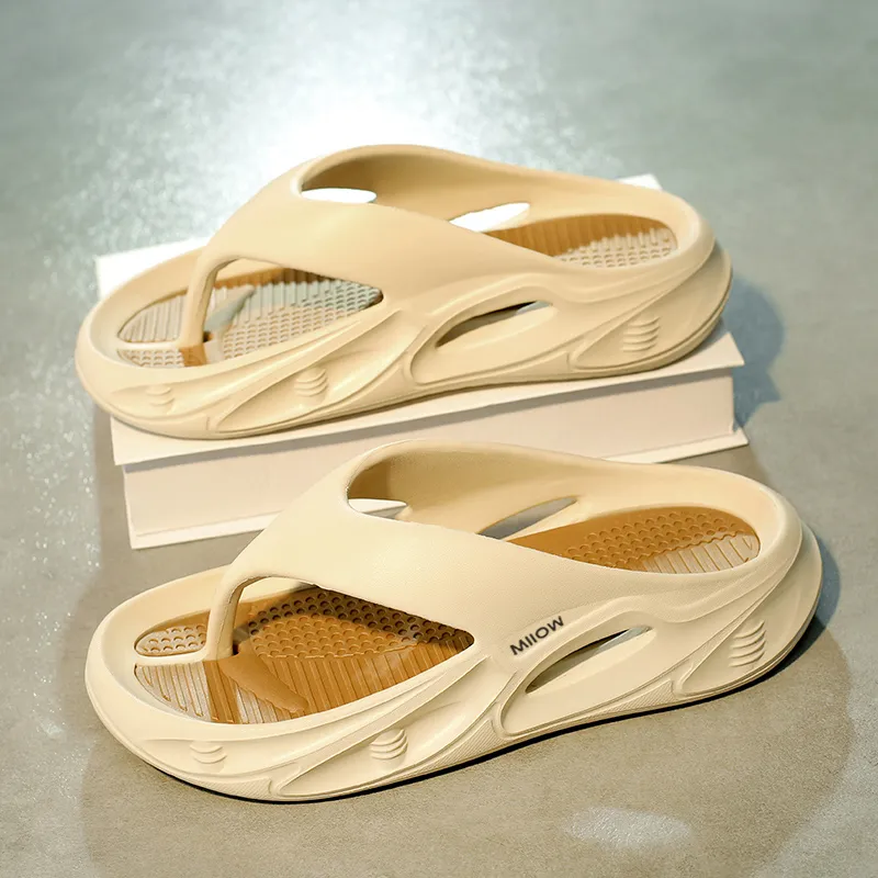 MIIOW EVA Abrasion Resistant Slip Resistant Flip Flops Unisex-7