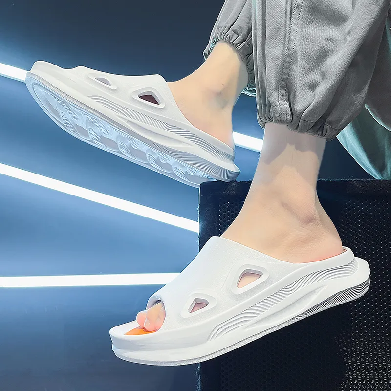 MIIOW Slip Resistant Abrasion Resistant Slide Slippers Men's-4