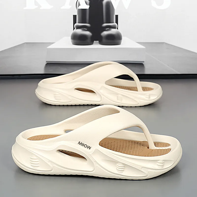 MIIOW EVA Abrasion Resistant Slip Resistant Flip Flops Unisex-8