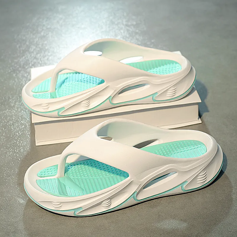 MIIOW EVA Abrasion Resistant Slip Resistant Flip Flops Unisex-10