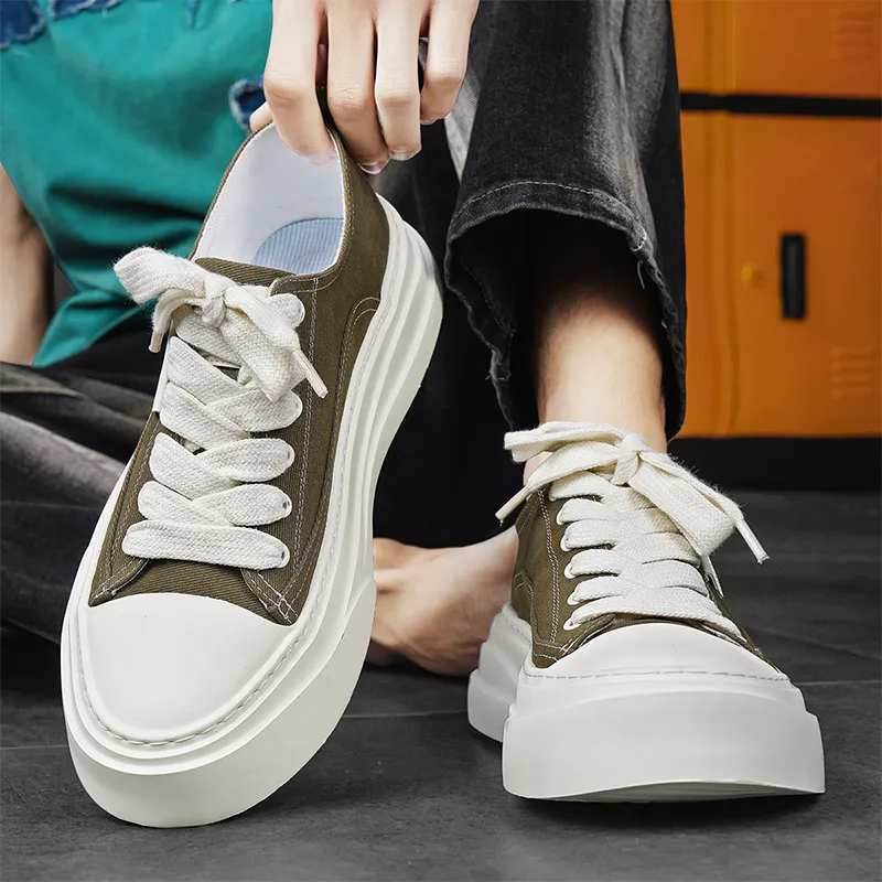 MIIOW Anti Slip Wear Resistant Low Top Skateboard Shoes Men's-7