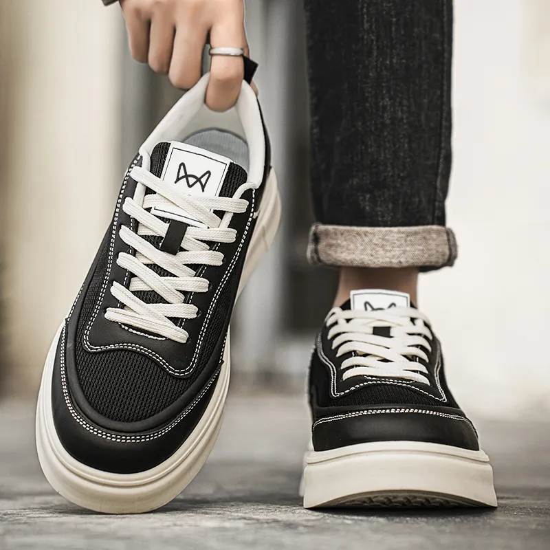 MIIOW Anti Slip Wear Resistant Low Top Skateboard Shoes Men's-5