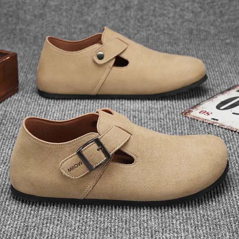 MIIOW Anti Slip Wear Resistant Low Top Casual Shoes Men's Box-10
