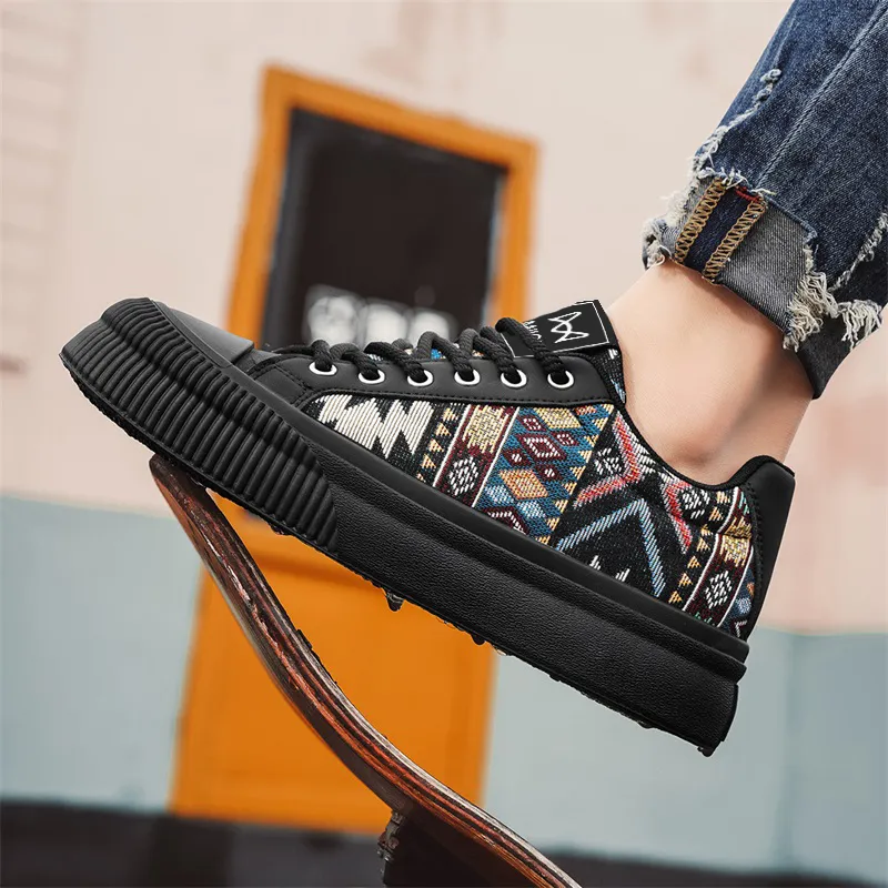 MIIOW Slip Resistant, Abrasion Resistant, Lightweight Low Top Skateboard Shoes Men's Box-3