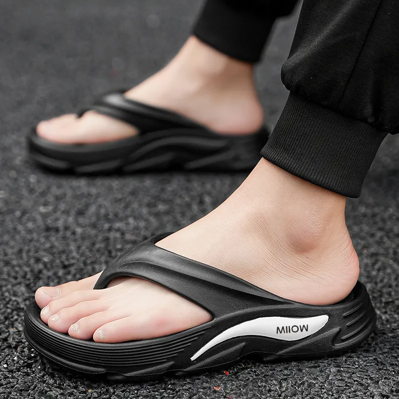 MIIOW EVA Abrasion Resistant Slip Resistant Flip Flops Unisex-7