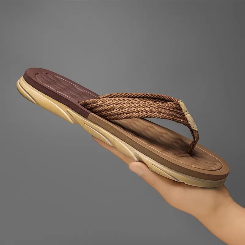 MIIOW EVA Odor Resistant, Abrasion Resistant Flip Flops Men's-1