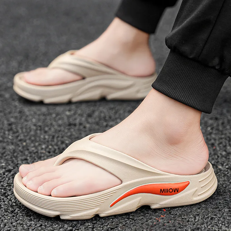 MIIOW EVA Abrasion Resistant Slip Resistant Flip Flops Unisex-4