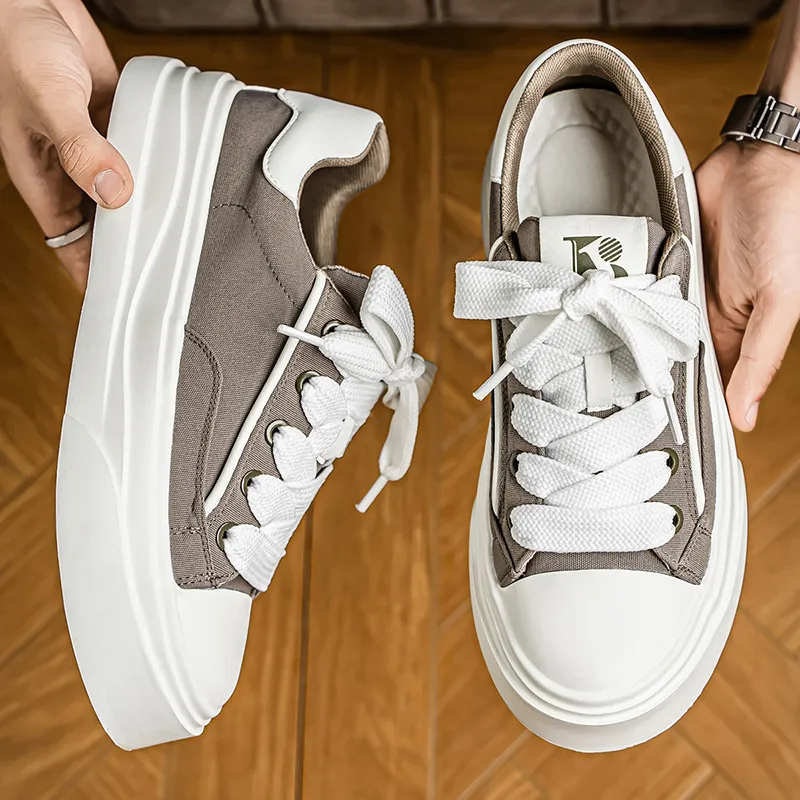MIIOW Anti Slip Wear Resistant Low Top Skateboard Shoes Men's-7