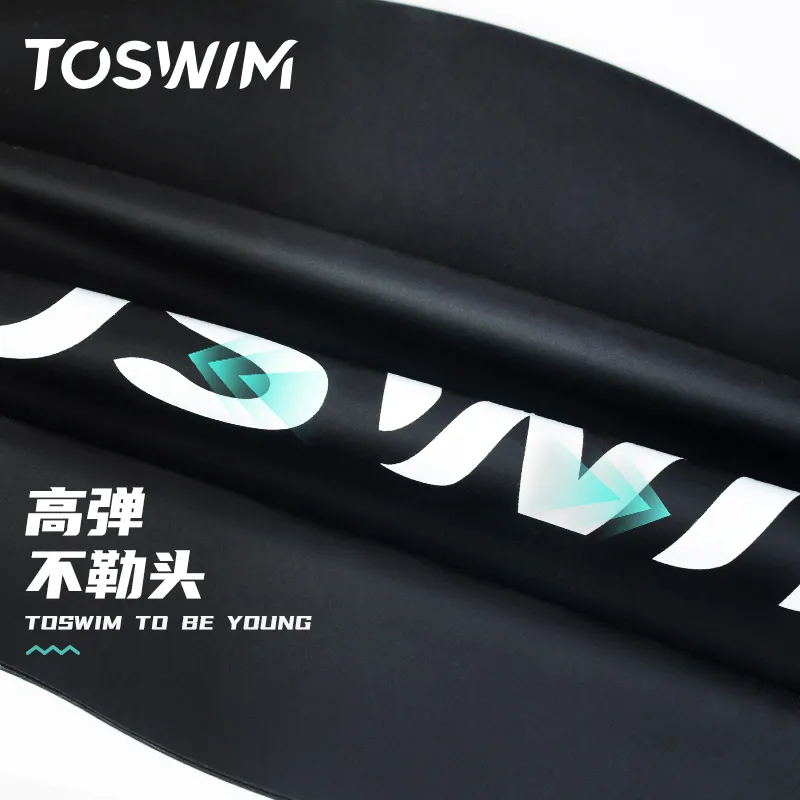 TOSWIM Swimming Caps Silicone Swim Women's-10