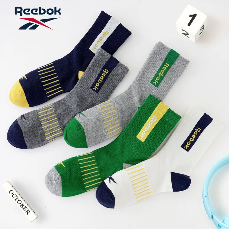 Reebok Mid Calf Socks Unisex 5 Pack-5