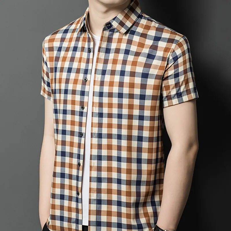 BANGBOY X IZTION Shirts Men Khaki-4