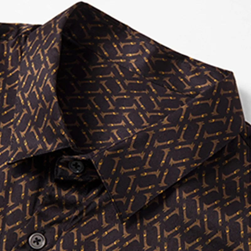 BANGBOY X IZTION Shirts Men Coffee-4