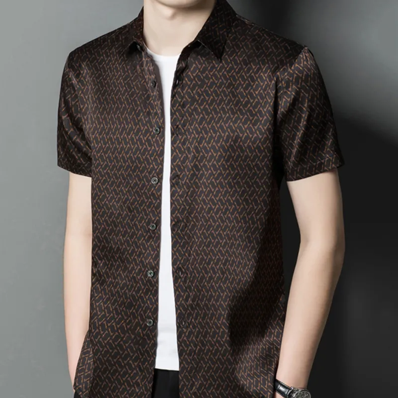 BANGBOY X IZTION Shirts Men Coffee-1