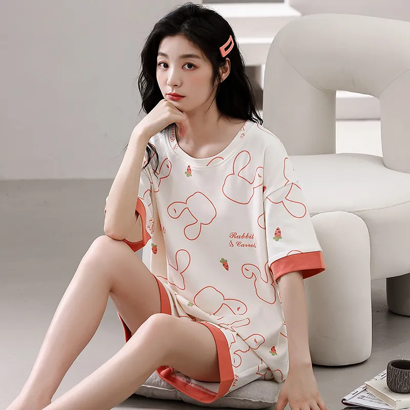 Lan Miao Pajama Set Women's Rose-2