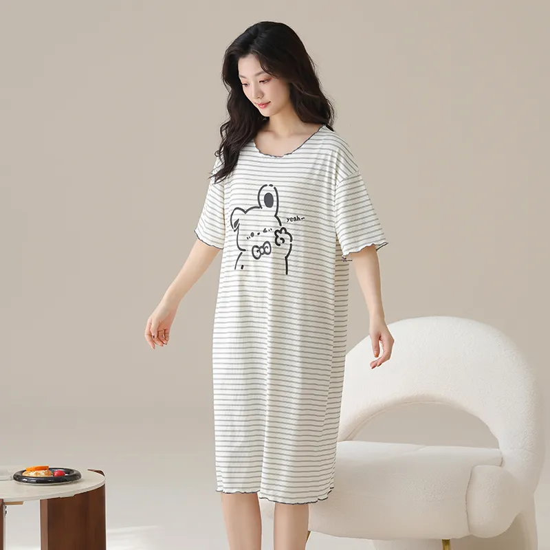 Lan Miao Women's Nightgowns-23