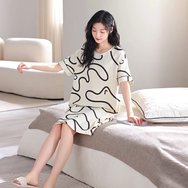 Lan Miao Women's Nightgowns-4