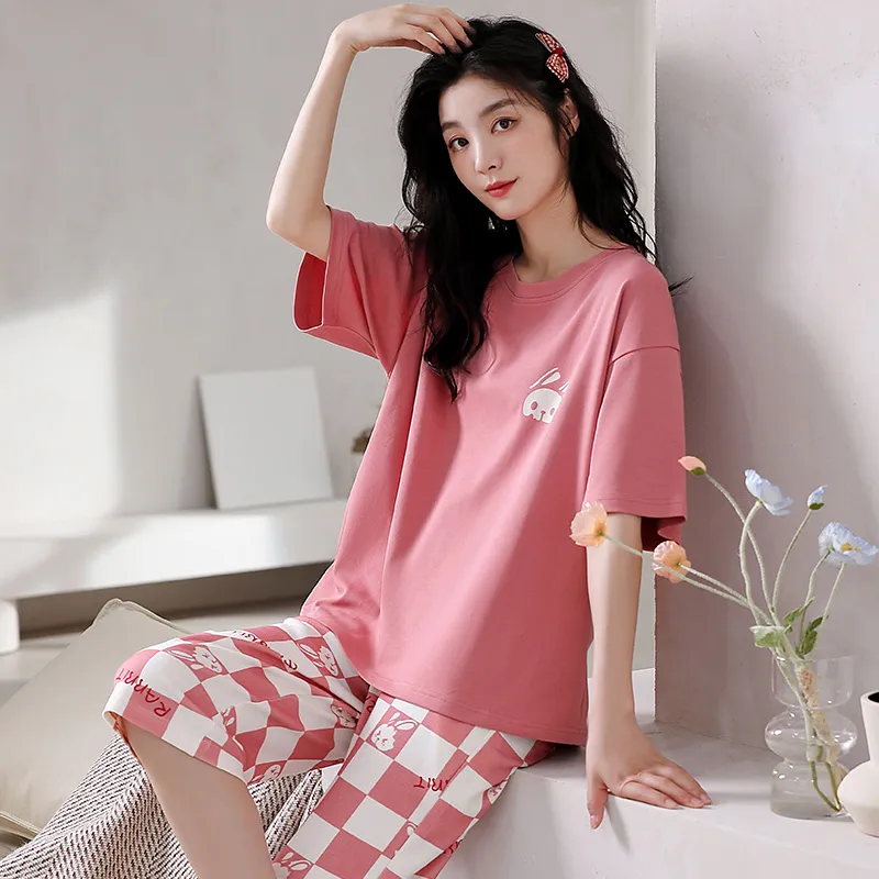 Lan Miao Pajama Set Women's Rose-2