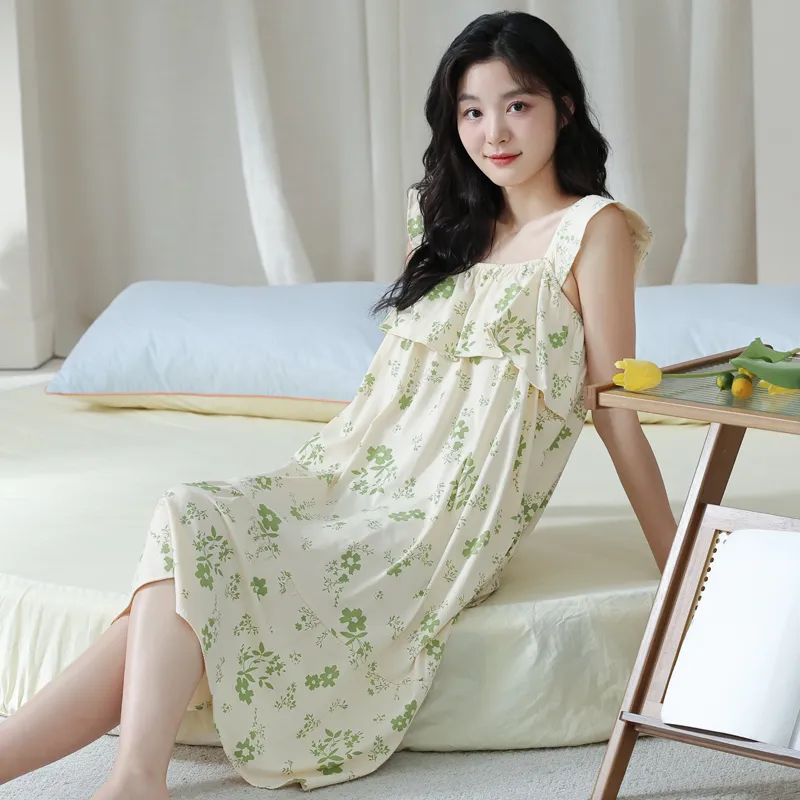 Lan Miao Sleeveless Dress Women's Neon Green-7