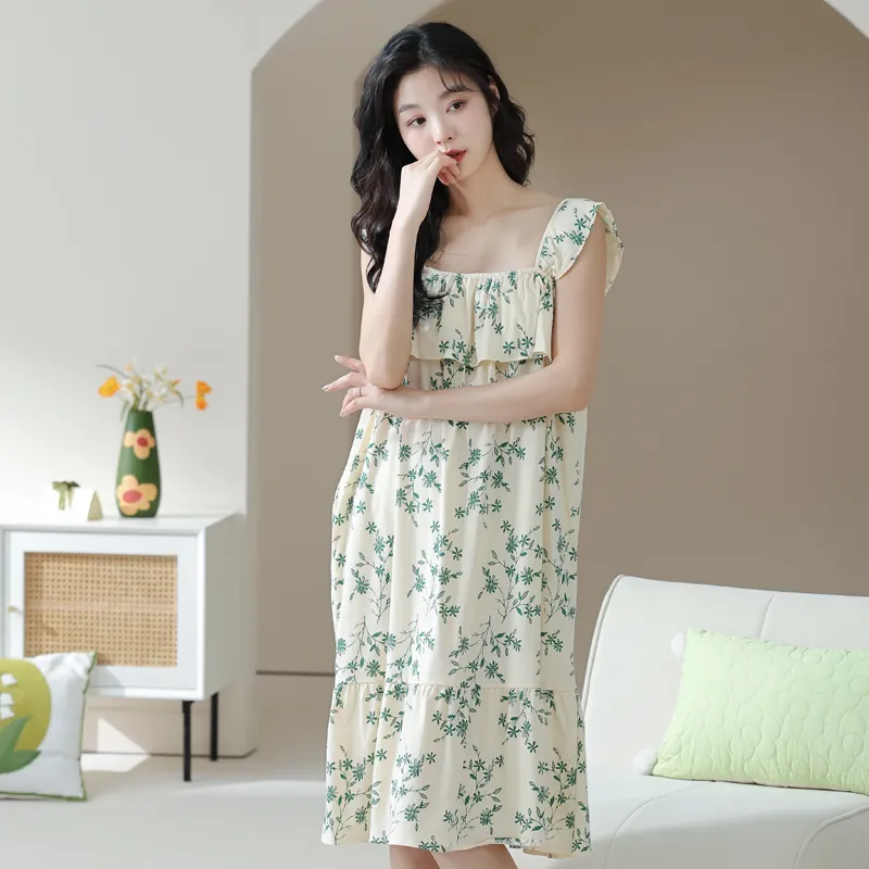 Lan Miao Sleeveless Dress Women's Emerald Green-2
