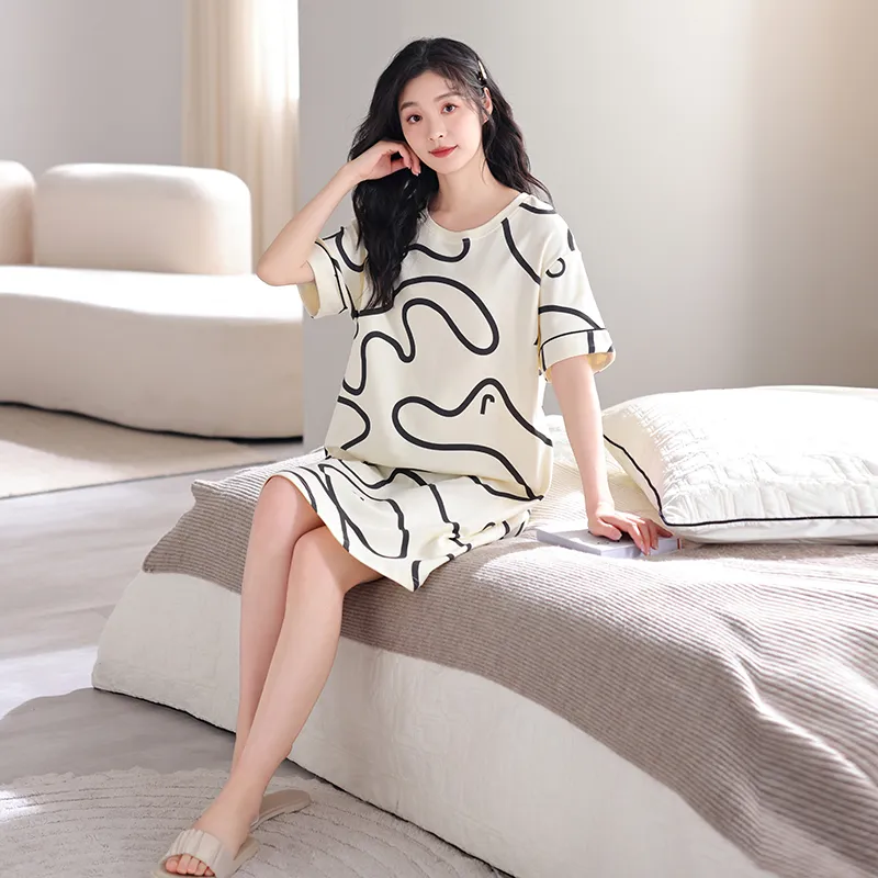 Lan Miao Women's Nightgowns-5