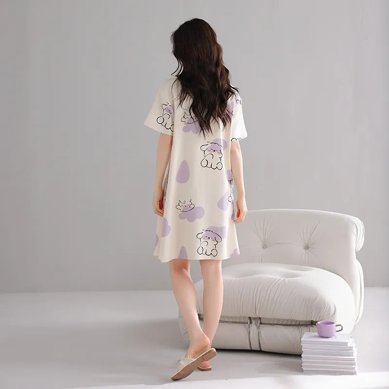 Lan Miao Women's Nightgowns-19